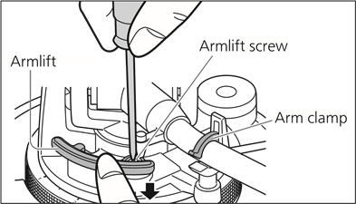 Armlift hoogte - Stap 2