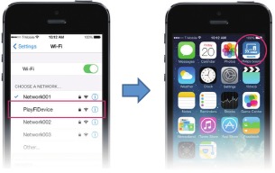 Wi-Fi-netwerk voor iOS-versie - Stap 2