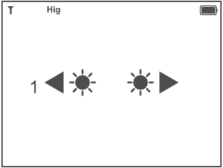 Instellingen - LCD-achtergrondverlichting helderheid aanpassing