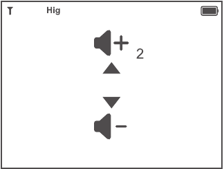 Instellingen - Volume aanpassing