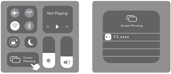 iOS-verbinding - Stap 4 - Selecteer het apparaat
