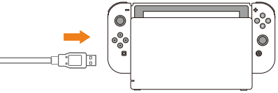 Verbinding maken met het SWITCH-dock