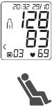 Bloeddrukmeter display