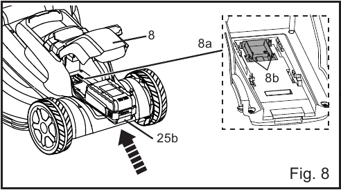 DE BATTERIJPLAATS INSTALLEREN / VERWIJDEREN