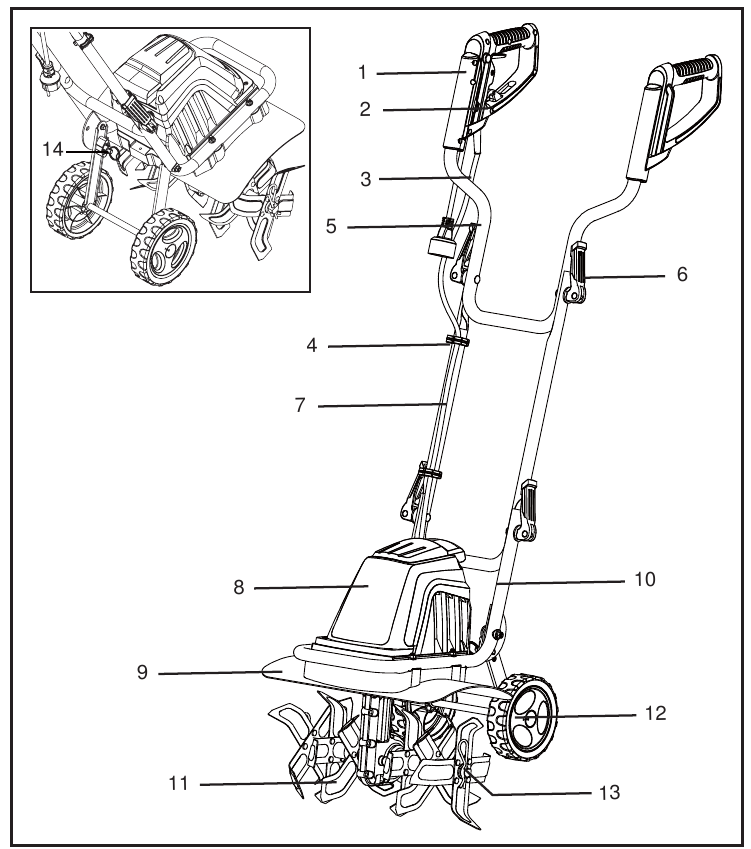 KEN UW TILLER / CULTIVATOR