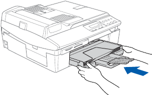 Papier plaatsen - Stap 4