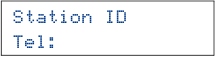 LCD-scherm toont: Voer tel. nummer in: