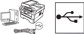 Aansluiting via USB-interface