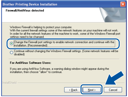 Configuratie met behulp van de installatie-cd-rom - Stap 3