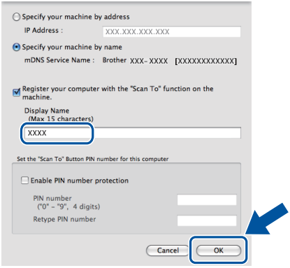 MFL-Pro Suite installeren op Mac via een bekabelde verbinding - Stap 4