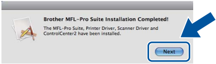 MFL-Pro Suite installeren op Mac via een bekabelde verbinding - Stap 5