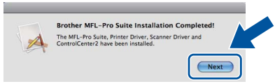 MFL-Pro Suite draadloos installeren op Mac - Stap 6