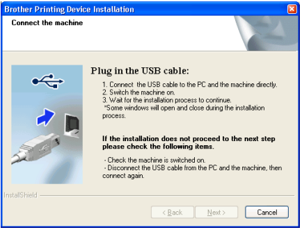 MFL-Pro Suite installeren op Windows via USB - Stap 2