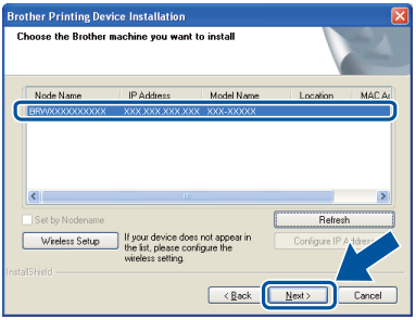 MFL-Pro Suite installeren op Windows Wireless - Stap 3