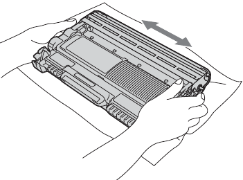 Verpakkingsmateriaal uit een machine verwijderen - Stap 6