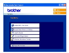 Cd-rom menu
