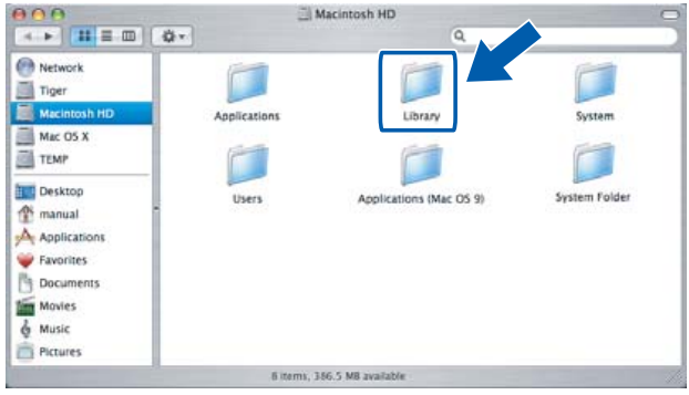 BRAdmin Light configuration utility - Mac OS&reg; - Stap 1