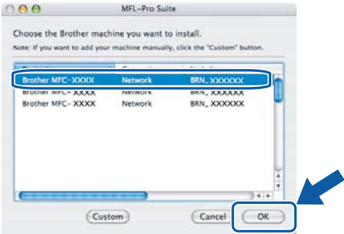 Voor gebruikers met een netwerkinterface - Macintosh&reg; - Stap 3