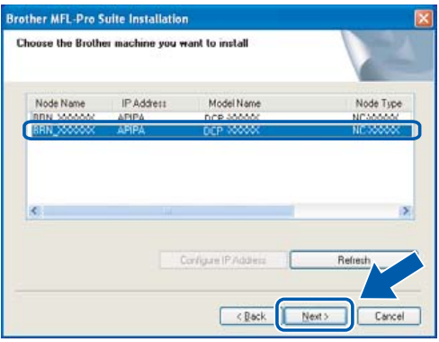 Voor gebruikers met een netwerkinterface - Windows&reg; - Stap 7