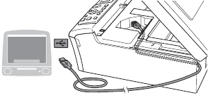 Voor gebruikers met een USB-interface - Macintosh&reg; - Stap 1