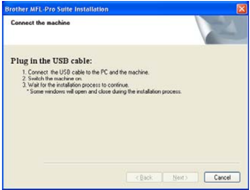 Brother - DCP-330C - Voor gebruikers van een USB-interface - Windows&reg; - Stap 7