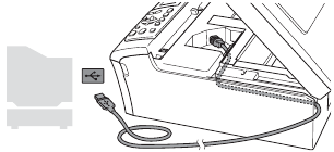 Voor gebruikers van een USB-interface - Windows&reg; - Stap 8