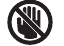 Geen handen symbool