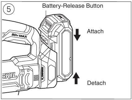 GEBRUIK - De batterij verwijderen/installeren