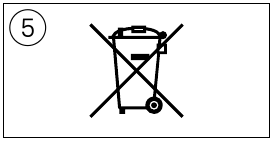 Symbool voor afvalscheiding