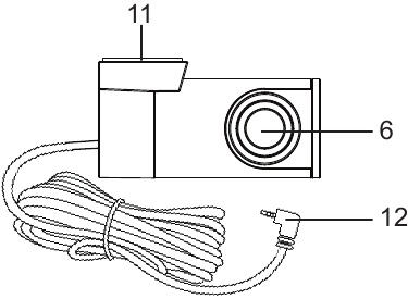 Bediening & Indicatoren - Achteruitrijcamera
