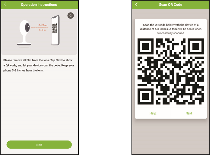 REMOTE VIEWING VIA APP - Stap 4