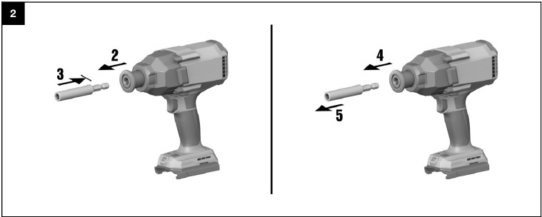 Het accessoiregereedschap verwisselen