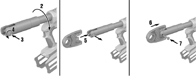 De pers-/per-/adapterbek installeren