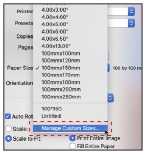 Beheer aangepaste formaten