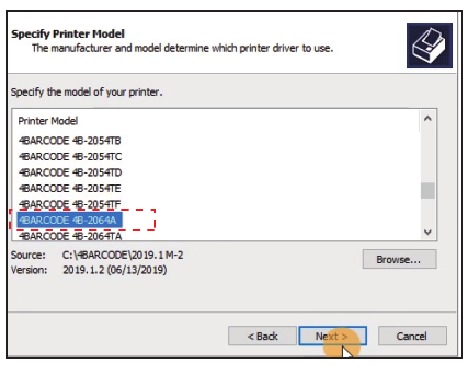 Driverinstallatie voor Windows - Stap 2