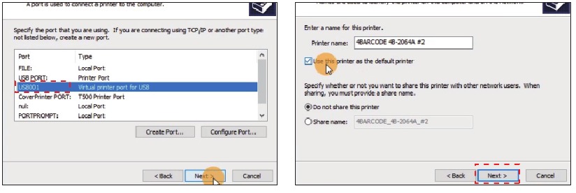Driverinstallatie voor Windows - Stap 5