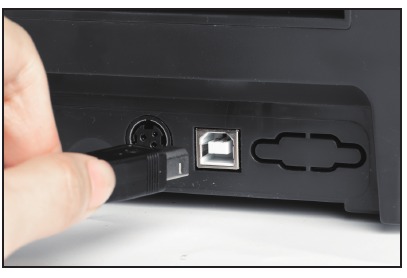 Start de printer - Stap 4