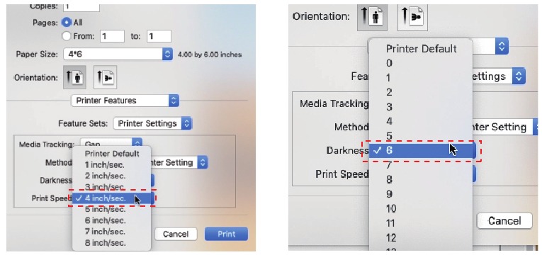 Printerinstellingen voor macOS - Stap 8