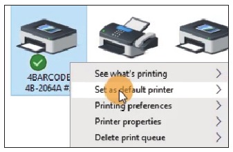 Printerinstellingen voor Windows - Stap 1