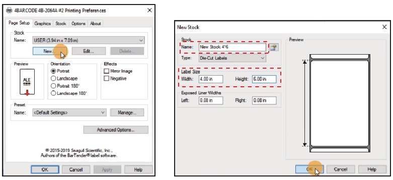 Printerinstellingen voor Windows - Stap 3
