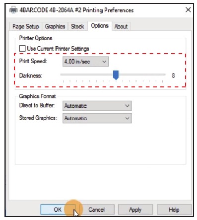 Printerinstellingen voor Windows - Stap 5