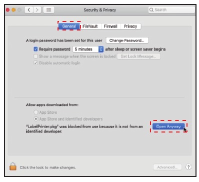 Beveiligings- en privacy-instelling voor macOS - Stap 2