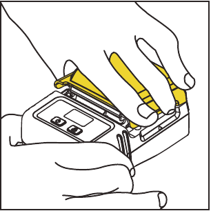 Papierrol installeren - Stap 2