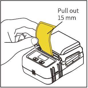 Papierrol installeren - Stap 6