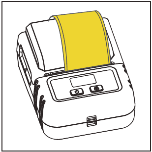 Papierrol installeren - Stap 7