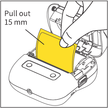 Papierrol installeren - Stap 6