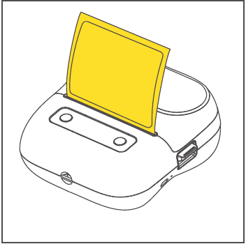 Papierrol installeren - Stap 7