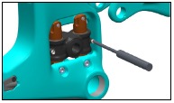 Nieuw vet in de twee Switch Infinity-vetsmeerpunten duwen