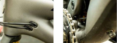 Achterrem en derailleur