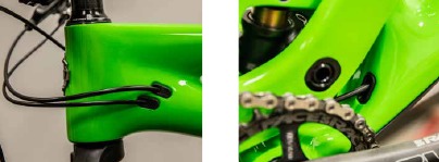 Achterrem en derailleur